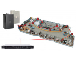 Акустична система для офісу 12 настінних динаміків BOSCH